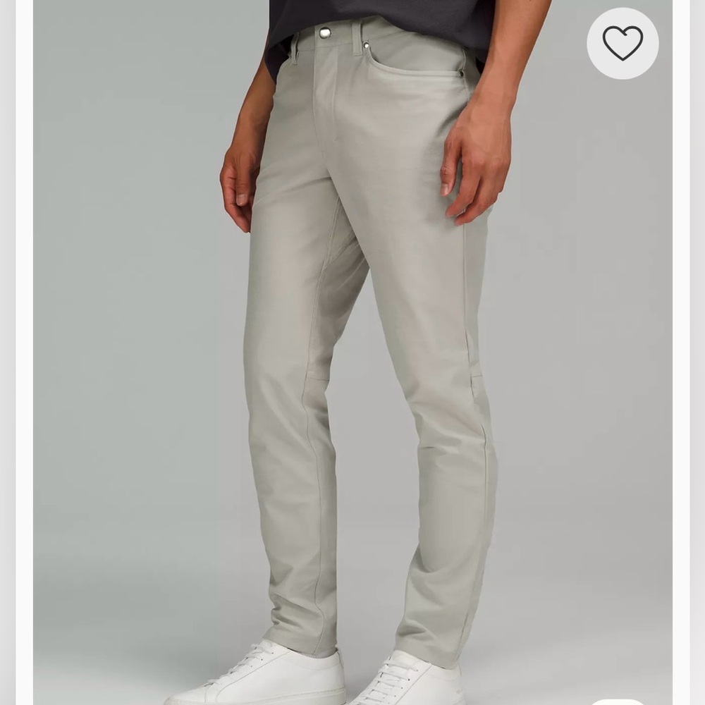 lululemon athletica Light Beige/Grey Men's Pants